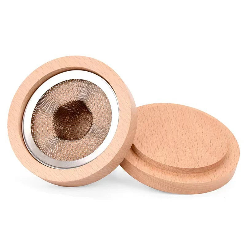 Wooden Bar Cocktail Smoker Kit Whiskey Tequila Wooden Smoked Wood Hood Smoker for Drinks Wine Mixing Cover Bar Tool with 4 Box