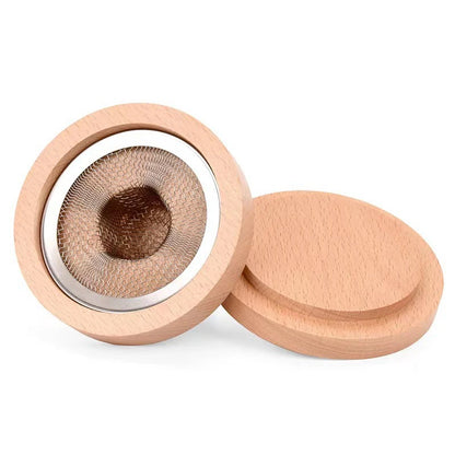 Wooden Bar Cocktail Smoker Kit Whiskey Tequila Wooden Smoked Wood Hood Smoker for Drinks Wine Mixing Cover Bar Tool with 4 Box